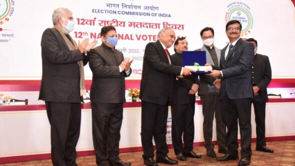 Outreach bureau officer Satyendra Prakash wins national award for enhancing electoral participation