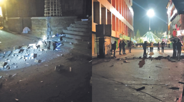 IED blast  in city hub breaks 4-month lull