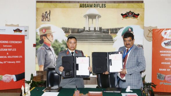 MoU signed between Bank of Baroda and Assam Rifles