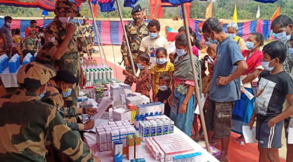 BSF organises medical camp in Silbari, SGH