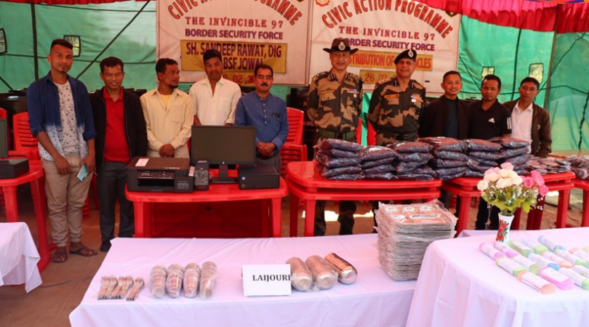BSF organises Civic Action Programme for villagers of East Jaintia Hills