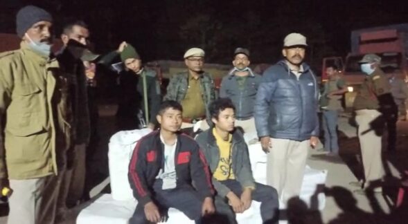 Two persons from Shillong held with contraband in Tripura