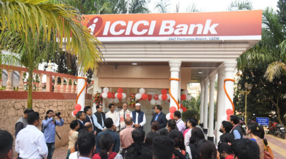 ICICI Bank launches electronic branch at USTM campus