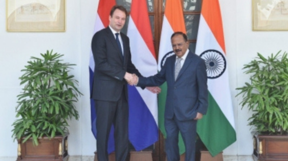 Global and bilateral issues discussed by Indian and Dutch security advisors