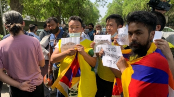 7 detained as Tibetan Youth Congress protests against Minister Wang Yi’s visit