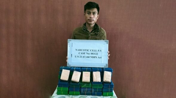 Heroin worth Rs 1.8 crore seized from Kohima; one held