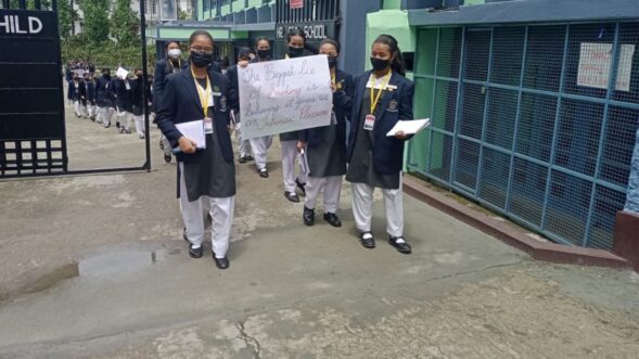 Students organise awareness rally on World No Tobacco Day in Demthring