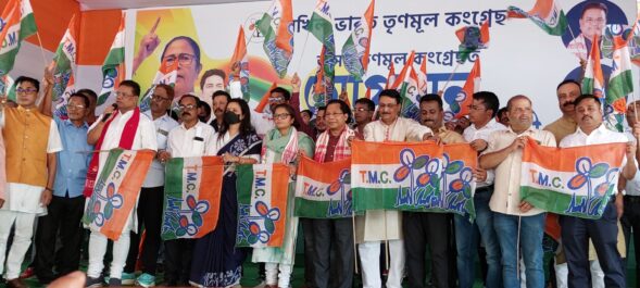 Several Assam Congress leaders, others join Trinamool in Guwahati