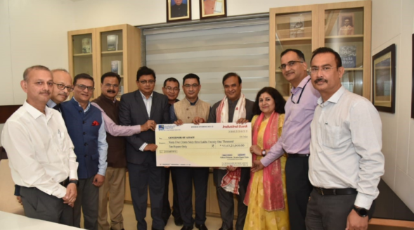 NRL presents 2nd interim dividend of Rs 95.63 crore to Assam govt