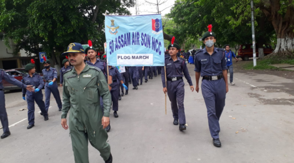 NCC cadets take out plog march against single-use plastic in Guwahati
