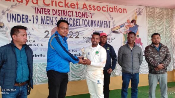 Inter District U-19 Boys Cricket: Ri-Bhoi win rain-affected opener