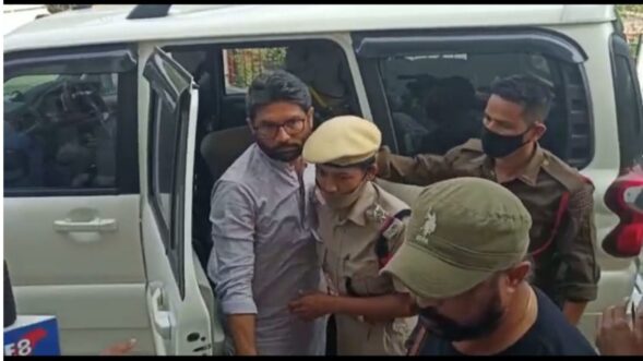 Jignesh Mevani rearrested for ‘outraging modesty’ of woman police