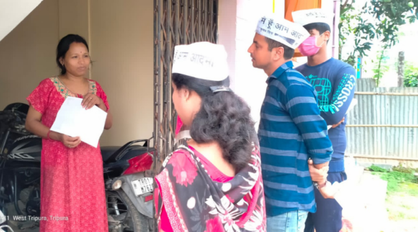 Post GMC polls, AAP to fight in by-poll and assembly polls in Tripura