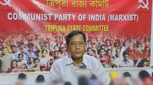Tripura CPI-M slams BJP govt for “faking” Covid deaths in country