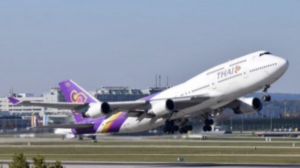 Tyre of Thai Airways plane bursts, 150 people escape unhurt