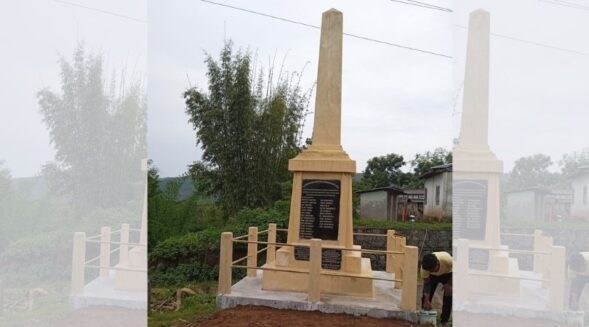 Memorial stone for state freedom fighters erected at Ri-Bhoi’s Thad