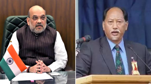 Nagaland CM meets Amit Shah over Indo-Naga political issue