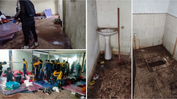 “Inhuman” accommodation conditions for participants of Meghalaya Games 2022