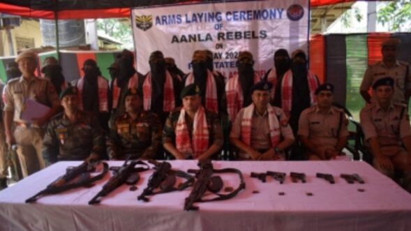 13 militants surrender in Assam
