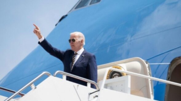 Biden arrives in S. Korea for first summit with Yoon