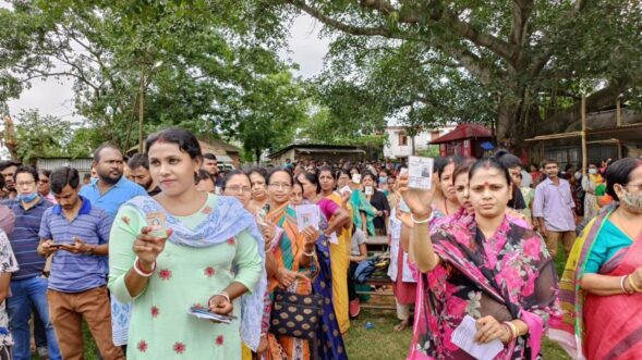 Tripura by-polls voting underway; CM Manik Saha casts his vote