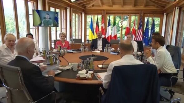 G7 leaders promises to back Ukriane ‘for as long as it takes’