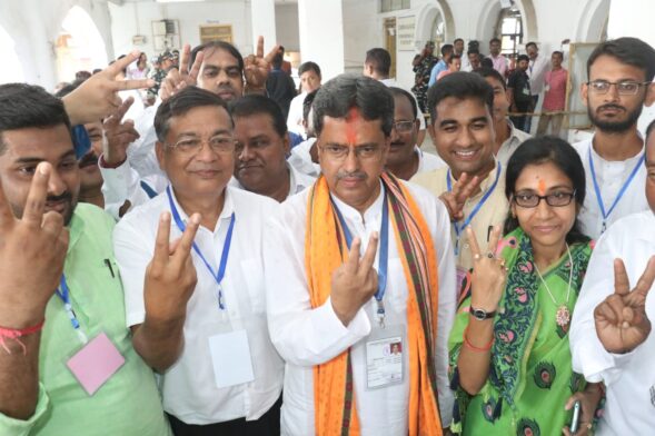 BJP bags 3 out of 4 seats in Tripura by-polls; Cong won one