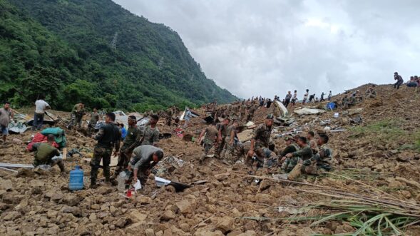 At least 8 killed in Manipur landslide, several still missing
