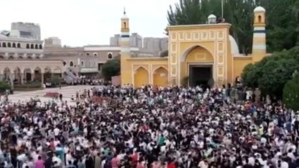 China uses Muslim holiday for propaganda, celebrates with Uyghurs