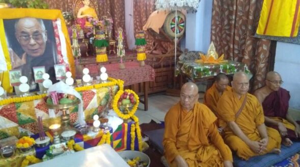 Assam: Buddhists offer prayers for Dalai Lama ahead of his birthday