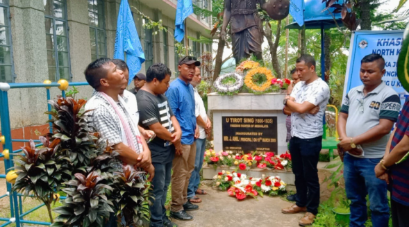 KSU observes U Tirot Sing Syiem’s death anniversary in Ri Bhoi