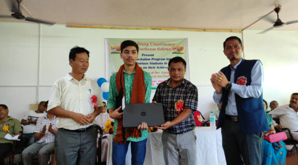 Meritorious SSLC students from Jirang felicitated
