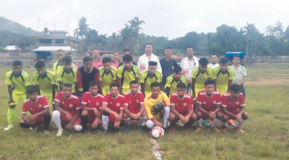 Knock-out football tournament at Umden