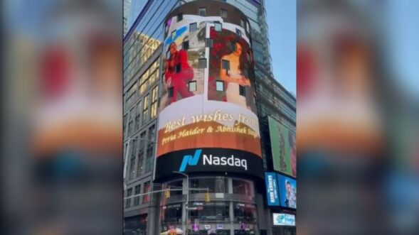Sara’s fans light up Times Square billboard, celebrates her birthday all out