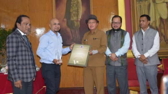 Crystal Award 2022 conferred on Phaibhakupar Kharlukhi