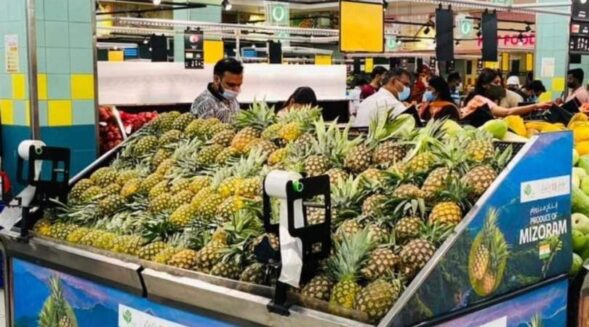 Mizoram pineapples make it to Dubai super market