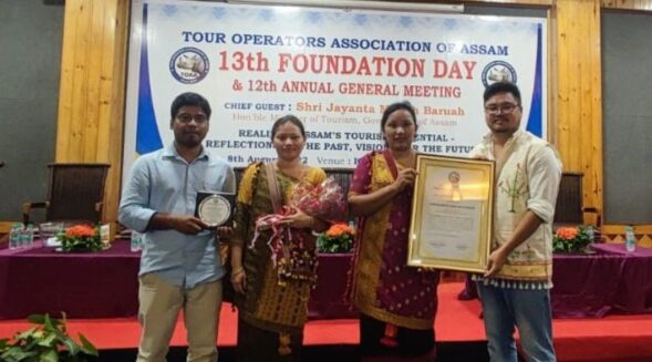Karbi SHG gets TOAA recognition for exceptional contribution to tourism