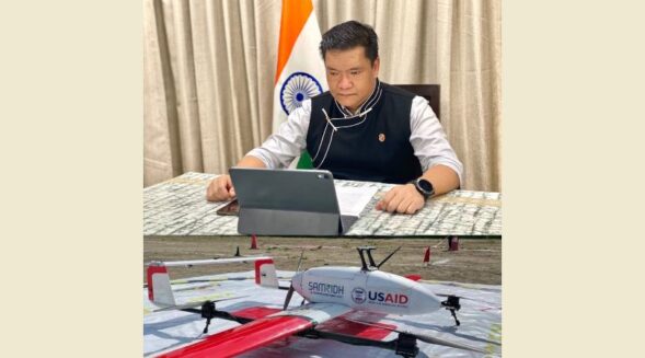 Arunachal CM launches drone-based healthcare services