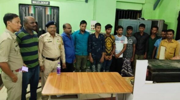 Tripura Police arrests 11 Bangladeshi nationals in Agartala