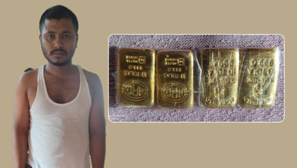 Garo Hills Police nab man travelling with gold biscuits worth Rs 25 lakh
