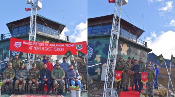 Indian Army, DGRE install first avalanche monitoring radar in North Sikkim