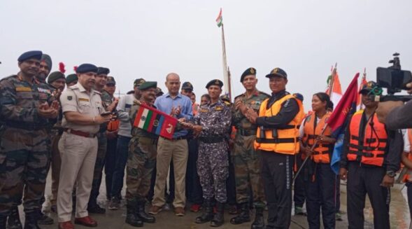 Brahmaputra sailing expedition Lachit II of Naval NCC unit flagged in