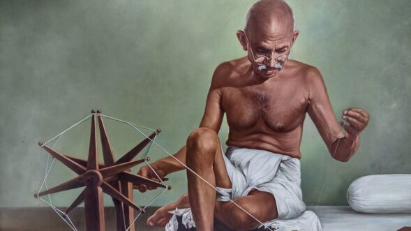 Mahatma Gandhi; one of the greatest national and civil rights leader of all time