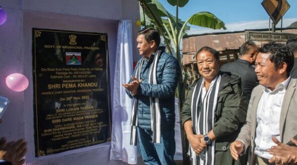 Khandu visits China-Tibet border, concerned over migration of residents