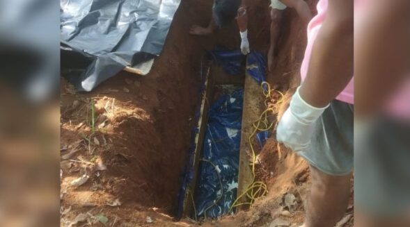 Assam cops dig out body suspected to be of I Love You Talang
