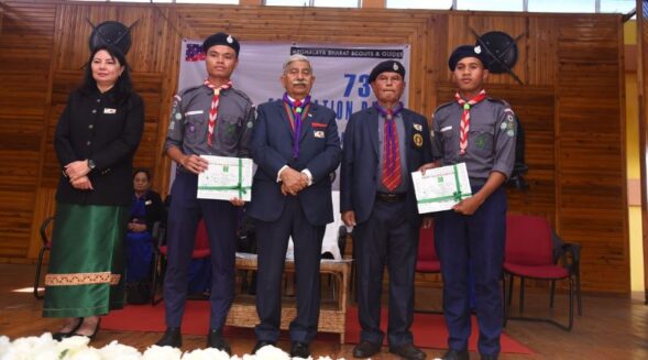 Governor inducted as chief patron of Meghalaya Scouts and Guides