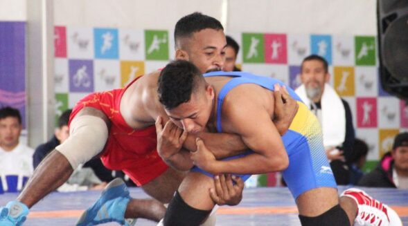 Wrestling bouts at North East Olympic Games 2022 kicks off