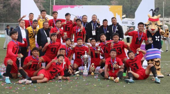 NEOG 2022: Mizoram lift U-21 men’s football gold after intense final vs Meghalaya