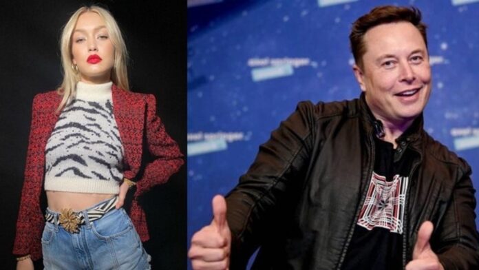 Gigi Hadid and Elon Musk