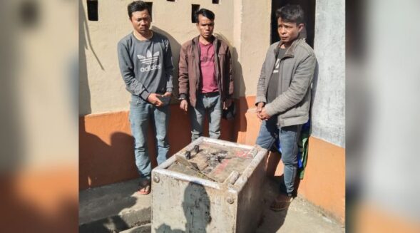 4 arrested for stealing ‘safe box’ weighing 2000kg in Jowai